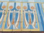 145x72,5 art deco tableau voor achter fornuis Maison Helman