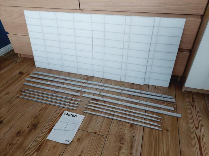 2 sets Ikea Fastbo backsplash-panelen, Huis en Inrichting, Keuken | Keukenelementen, Gebruikt, Minder dan 100 cm, 200 cm of meer