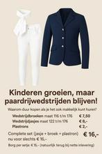 Kinderen groeien maar door. Waarom kopen als je kan huren, Dieren en Toebehoren, Paardrijkleding, Ophalen of Verzenden, Zo goed als nieuw