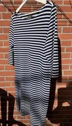 Irie Wash blauw gestreepte jurk L, Pauw, travelstof, Ophalen of Verzenden, Zo goed als nieuw, Blauw, Knielengte