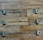 Metalen Kledinghangers met klemmen - 1€ per stuk, Ophalen of Verzenden, Zo goed als nieuw, Metaal