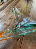 Glazen schaal Kristalunie Maastricht Verboeket?, Antiek en Kunst, Antiek | Glas en Kristal, Ophalen of Verzenden