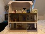 Houten Poppenhuis met Inboedel, Ophalen, Gebruikt, Poppenhuis