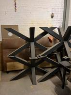 Zwart gecoate tafelpoot - 138x67x74 cm, Ophalen, Tafelpoot, 100 tot 150 cm, Nieuw
