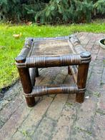 Manou rechthoekig bijzettafeltje 25 cm hoog x 28 cm vintage, Huis en Inrichting, Minder dan 45 cm, Minder dan 55 cm, Ophalen of Verzenden