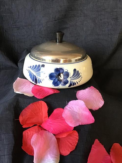 Tabakspot Delfts blauw met deksel R 32/9, Antiek en Kunst, Antiek | Porselein, Ophalen of Verzenden