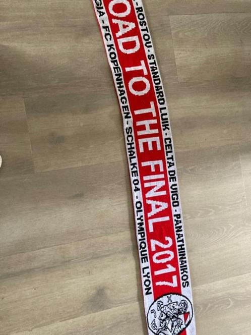 SJAAL AJAX FINALE EUROPA LEAGUE 24-5-2017 MANCHESTER UNITED, Verzamelen, Sportartikelen en Voetbal, Zo goed als nieuw, Vaantje of Sjaal