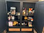 Zwarte Broodkast - DIY Project, Huis en Inrichting, Kasten | Dressoirs, Ophalen, Gebruikt, 100 tot 150 cm, Overige houtsoorten