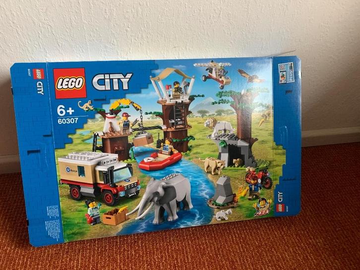 Lego doos 60307 - Wildlife Rescue kamp (zonder inhoud), Kinderen en Baby's, Speelgoed | Duplo en Lego, Nieuw, Ophalen of Verzenden