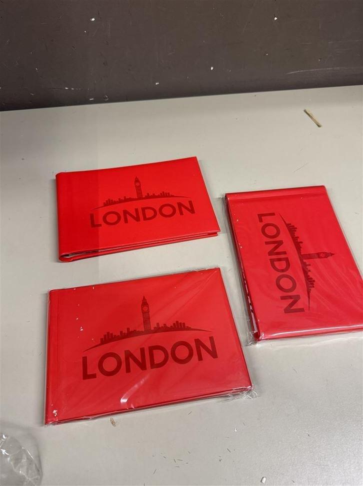 Foto boeken foto mappen London - drie stuks, Audio, Tv en Foto, Fotoalbums en Accessoires, Nieuw, Ophalen of Verzenden