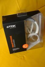 Witte hoofdtelefoon TDK smartphonebediening wit koptelefoon, Ophalen, Nieuw, Op oor (supra aural), Overige merken