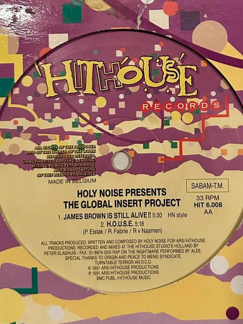 Peter Slaghuis/Paul Elstak Holly Noise ( Eu ), Cd's en Dvd's, Vinyl | Dance en House, Gebruikt, Dance Populair, Overige formaten