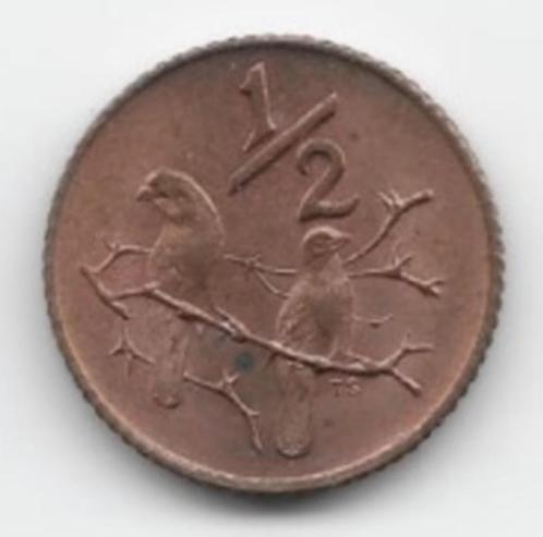 Zuid-Afrika ½ cent 1970 KM# 81, Postzegels en Munten, Munten | Afrika, Losse munt, Zuid-Afrika, Verzenden