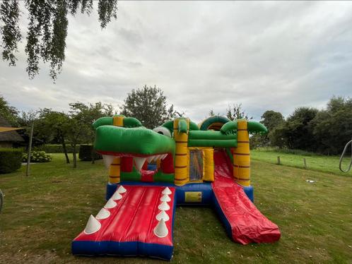 Springkussen krokodil multiplay te koop, Kinderen en Baby's, Speelgoed | Buiten | Springkussens, Gebruikt, Ophalen