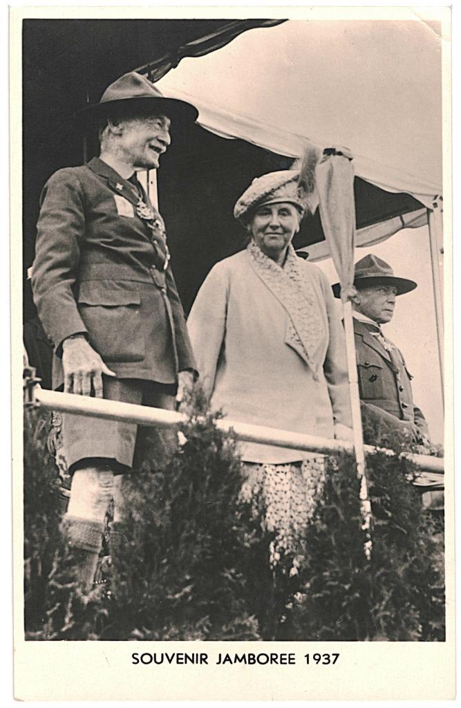 981718 Scouting SOUVENIR JAMBOREE 1937 Niet gelopen, Verzamelen, Ansichtkaarten | Nederland, Ongelopen, 1920 tot 1940, Ophalen of Verzenden