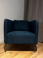 Ikea Ekerö fauteuil blauw, Huis en Inrichting, Fauteuils, Ophalen, 75 tot 100 cm, Zo goed als nieuw, Stof