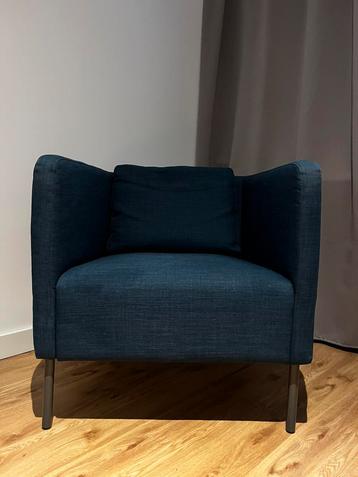 Ikea Ekerö fauteuil blauw