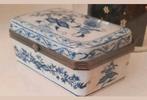 Porseleinen doosje met Blue Onion Motief, Antiek en Kunst, Ophalen of Verzenden