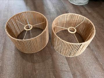 Zeegras lampenkap 2x nieuw! beschikbaar voor biedingen