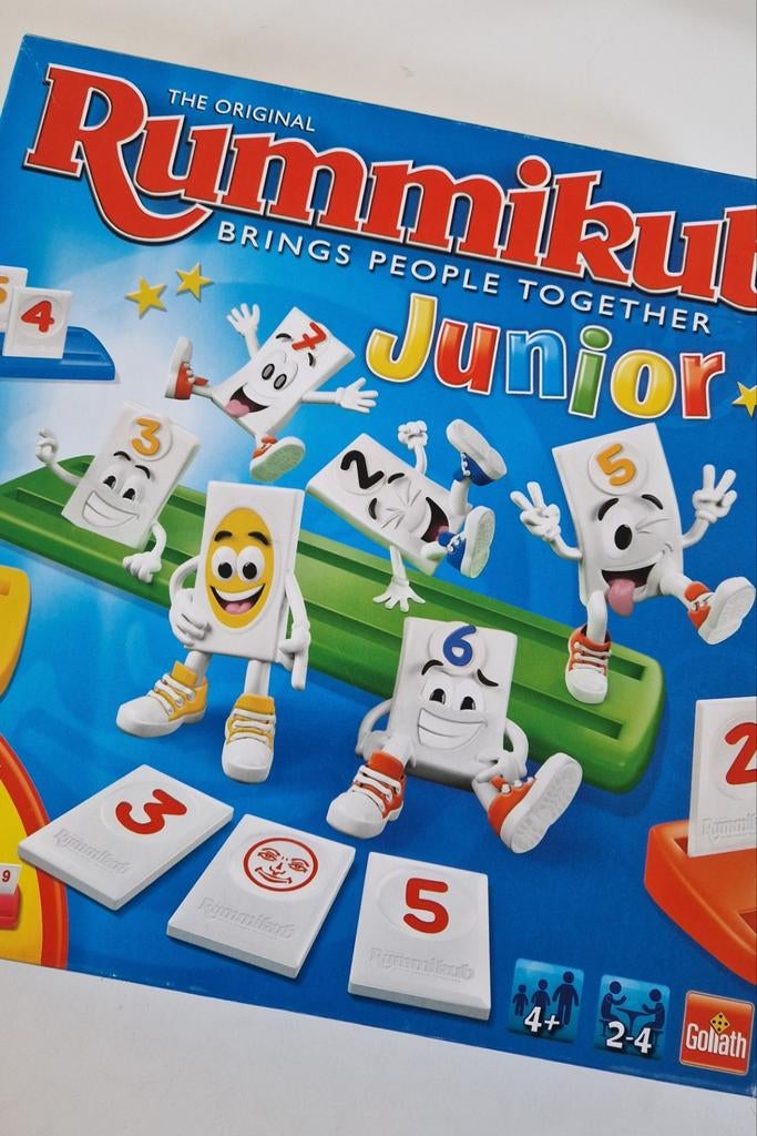 Rummikub Junior (Goliath) - Compleet en in nette staat, Hobby en Vrije tijd, Gezelschapsspellen | Overige, Ophalen of Verzenden