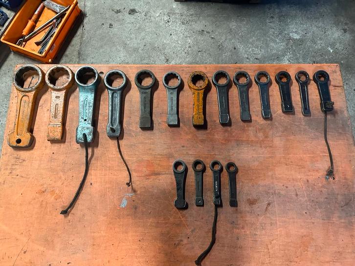 Complete set slagringsleutels slagsleutels gedore stahlwille, Doe-het-zelf en Verbouw, Gereedschap | Handgereedschap, Zo goed als nieuw