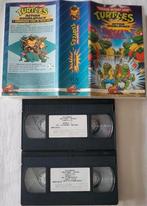 Teenage Mutant Hero Turtles Action Doublepack VHS Cartoon, Alle leeftijden, Ophalen of Verzenden, Gebruikt