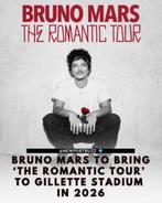 Bruno mars Zaterdag 5 juli, Tickets en Kaartjes, Eén persoon, Juli