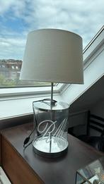 Riviera Maison glazen lamp Collectors item met lampenkap, Ophalen, Zo goed als nieuw, Minder dan 50 cm