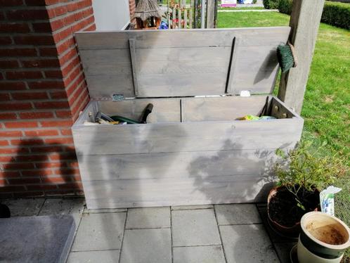 Opbergkist steigerhout, Tuin en Terras, Bergingen en Tuinkasten, Nieuw, Overige typen, Hout, Ophalen