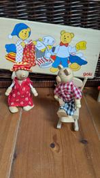 Goki houten poppenhuis meubels etc., Kinderen en Baby's, Speelgoed | Poppenhuizen, Ophalen, Zo goed als nieuw