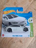 Hot Wheels Tesla Model S Plaid wit nieuw in verpakking, Hobby en Vrije tijd, Modelauto's | Overige schalen, Ophalen of Verzenden