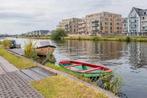 Verzinkt stalen roeiboot + roeispanen + hardhouten vlonders, Ophalen, Gebruikt