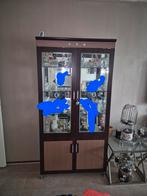 Vitrinekast zo goed als nieuw, Ophalen, 50 tot 100 cm, Zo goed als nieuw, 150 tot 200 cm