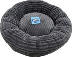Kattenmand rond donut ribstof antraciet 50 cm nu € 12,95, Dieren en Toebehoren, Nieuw, Ophalen of Verzenden, Www.ijsvogelretail.nl