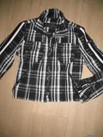 Airfied Jasje Zwart Wit Ruitje Vintage, Kleding | Dames, Overige kleuren, Ophalen of Verzenden, Zo goed als nieuw, Jasje