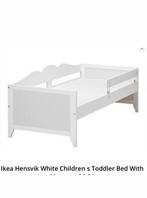 Peuterbed met uitval hekje, Kinderen en Baby's, Kinderkamer | Bedden, Ophalen of Verzenden, 140 tot 160 cm, 70 tot 85 cm, Matras