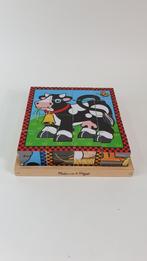 Melissa and Doug blokpuzzel, puzzel voor peuter. 1A12, Tweedehands verkoop, Tweedehands verkoop, Gebruikt, Ophalen of Verzenden