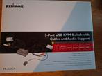 2-Poorts USB KVM Switch - Schakel eenvoudig tussen PC's, Ophalen of Verzenden, Nieuw