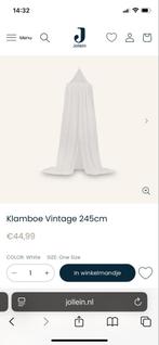 Piekstok met witte klamboe, Kinderen en Baby's, Kinderkamer | Inrichting en Decoratie, Ophalen, Nieuw, Klamboe