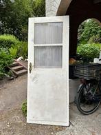 Deur stomp binnendeur kozijn jaren 30 glas, Ophalen, Gebruikt