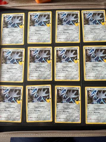 12x Dialga Pokémon Celebrations Foil Kaarten beschikbaar voor biedingen