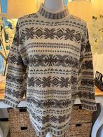 Ecru-Beige-Grijze trui Josephine & Co, lamswol, 38/M, ZGAN., Verzenden, Zo goed als nieuw, Maat 38/40 (M), Beige
