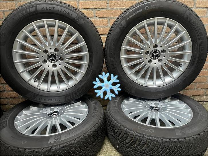 4x7mm 17” orig Mercedes Vito V-klasse EQV Michelin winter., Auto-onderdelen, Banden en Velgen, Banden en Velgen, Winterbanden