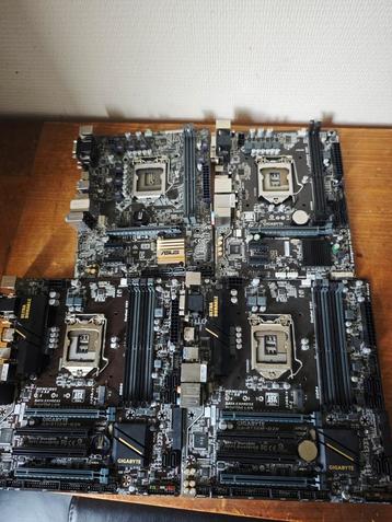 4x defecte 6e generatie moederborden  beschikbaar voor biedingen