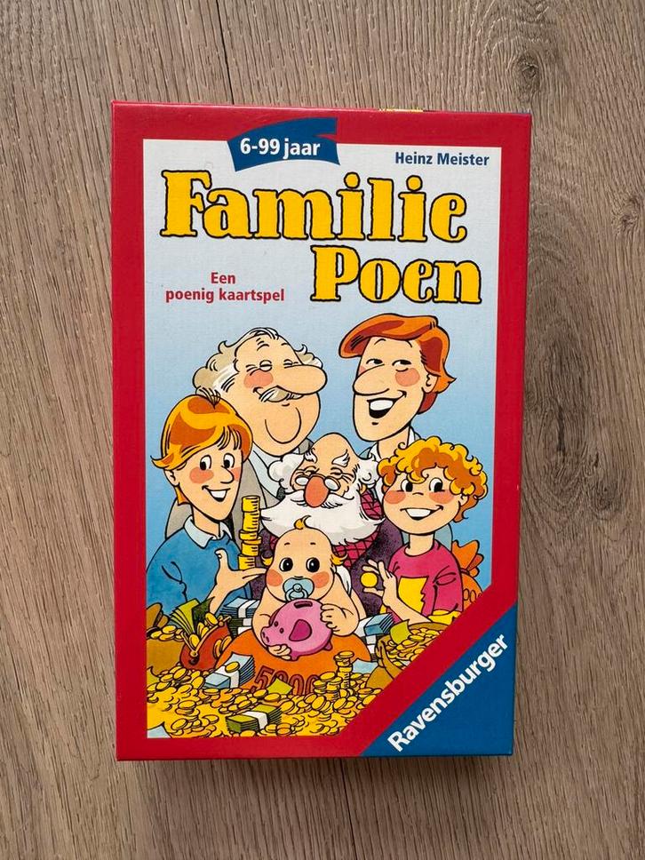 Ravensburger Familie Poen, Hobby en Vrije tijd, Gezelschapsspellen | Kaartspellen, Zo goed als nieuw, Ophalen of Verzenden
