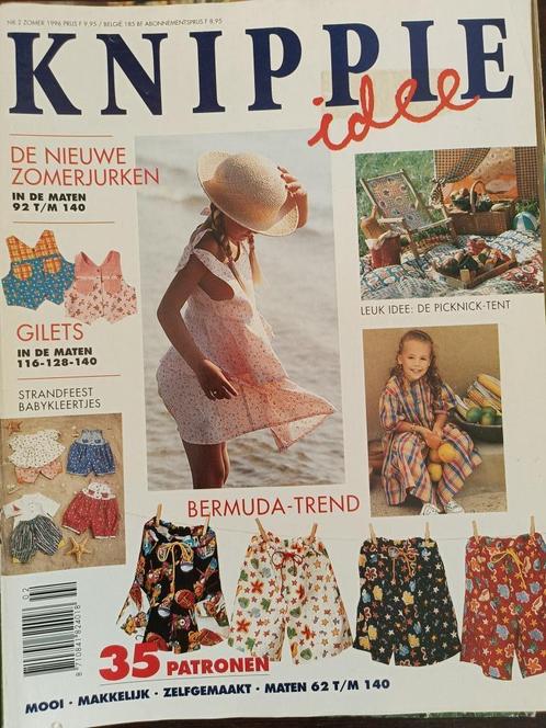 Knippie zomer 1996 met 35 patronen maat 62 tot en met 140, Hobby en Vrije tijd, Kledingpatronen, Zo goed als nieuw, Overige typen