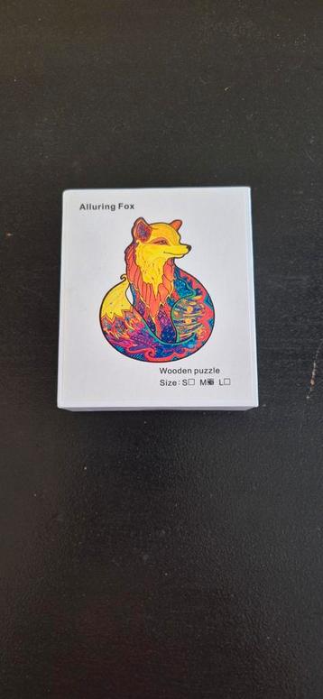 Houten Puzzel - Alluring Fox Maat M beschikbaar voor biedingen