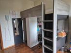 Hoogslaper met bureau en kledingkast, Ophalen, Zo goed als nieuw, Hoogslaper