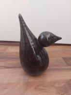 Bruine vogel van Potterie De Tramhalte Bergen, Verzamelen, Beelden en Beeldjes, Ophalen of Verzenden, Zo goed als nieuw, Dier