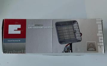 Gasstraler (Einhell GS 4400) / Gasfles Shell 10.5L met hoes beschikbaar voor biedingen